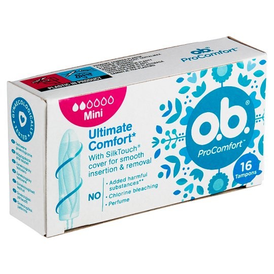 O.B.tampony Ultimate Comfort Mini 16ks - Kosmetika Pro ženy Intimní hygiena Tampóny